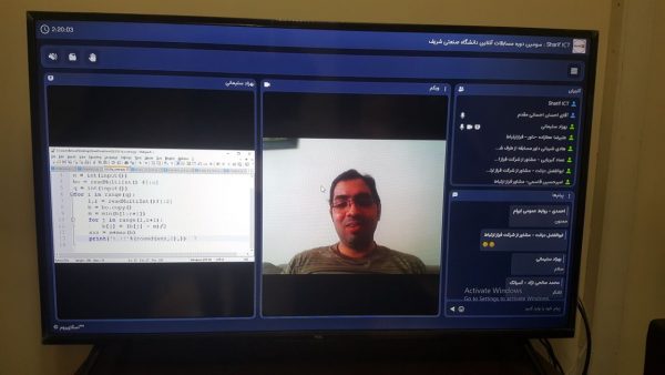 سامانه مسابقات در مدت برگزاری حدود 2000 بار بازدید شد و در این مرحله 11 هزار تست کیس اجرا، 8480 بار کد ارسال شد و بیش 400 پاسخ درست توسط سامانه ثبت شد. از 800 نفر شرکت کننده 82 درصد شرکت کنندکان بین 25 تا 35 سال بودند و کلیه سوالات حداقل یکبار حل شده است. از بین 800 نفر که در مرحله اول شرکت کردند 14 نفر به شرح زیر با دریافت بیشترین امتیاز به مرحله نهایی راه پیدا کردند. محمدمهدی حجازی، امیر پارسا موبد، امیر پروانه، بهزاد سلیمانی، پویان علی‌پناهی، زهرا ممتازیان، سید محمد علی علوی، علی صفری، علی گلزار طزرجانی، علیرضا مرد علیشاهی، متین اعظمی، محمد جلالی، مهدی وکیلی نی ریزی، نیکان زمانی مرحله نهایی به صورت آنلاین از طریق پرسش و پاسخ با داوران مسابقه برگزار شد و در نهایت با کسب امتیاز در این مرحله افراد برتر مسابقه مشخص شدند. اعضای اصلی کمیته داوران مسابقه جناب آقای احسان احسانی مقدم از گروه فناوری اطلاعات شریف، جناب آقای هادی شیبانی و جناب آقای علیرضا عطازاده از شرکت پیشتازان صنعت فراز ارتباط، جناب آقای تقی زاده و جناب آقای حاتانیان از شرکت ايده پرداز دانش نوين آرشام ( ايپام ) و جناب آقای صالحی نژاد از شرکت انتقال داده های آسیاتک بودند. در کل مدت مسابقه مشاوران در کنار شرکنندگان بودند و سوالات آنها را پاسخ می داند . اعضای کمیته مشاوران شامل آقایان امیرحسین قاسمی، ابوالفضل دیانت و عماد کبریائی از شرکت پیشتازان صنعت فراز ارتباط بودند. لازم به ذکر است کلیه مراسم افتتاحیه، مرحله دوم و اختتامیه به صورت زنده و مستقیم از طریق کتنال آپارات پخش شد.